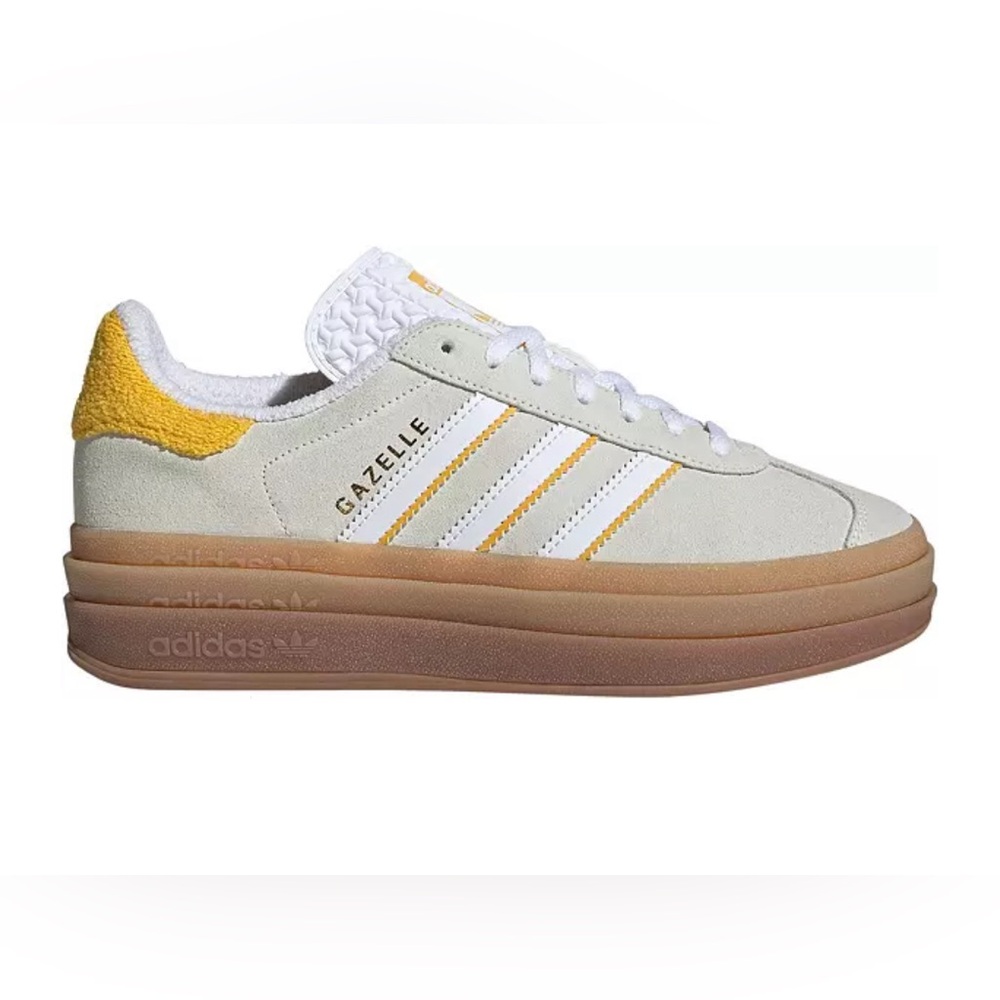 Platform grey/yellow women’s Gazelles - Size US 8/8.5
